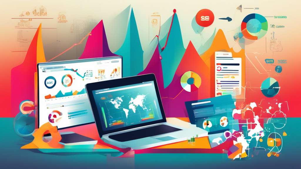 image-25 | Get Income Now Create an image of a graph showing a sharp increase in web traffic, with elements representing SEO strategies such as keyword optimization, backlinks, and